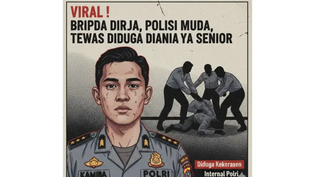 Viral! Bripda Dirja, Polisi Muda, Tewas Diduga Dianiaya Senior