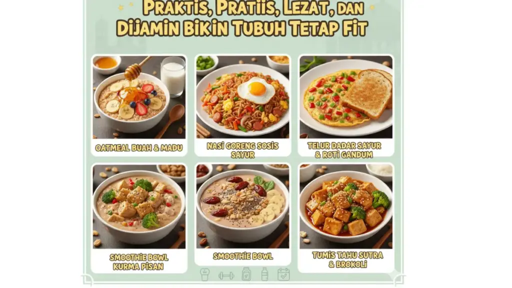 Rekomendasi 5 Menu Sahur Praktis, Lezat, dan Dijamin Bikin Tubuh Tetap Fit