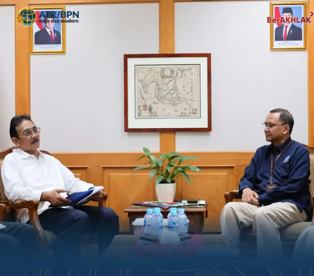 Koordinasi Sekjen ATR/BPN Bersama Kepala ANRI: Perkuat Tata Kelola Arsip Pertanahan di Era Digital