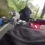 Salipan Gunting Pengendara Moge Berujung Merugikan Pengguna Motor FU Sampai Masuk Jurang