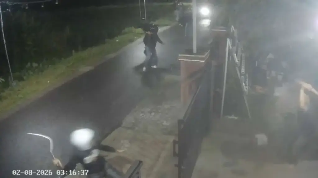 Aksi Klitih di Wilayah Patalan Bantul Terekam CCTV, Pelaku Ditangkap Kurang dari 24 Jam