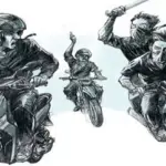 ilustrasi begal jatinangor