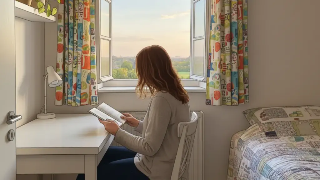 ILUSTRASI - Seorang wanita sedang membaca buku di kamar