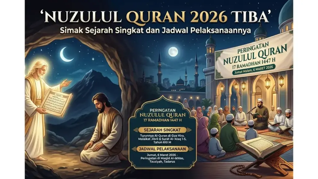 Nuzulul Quran 2026 Tiba, Simak Sejarah Singkat dan Jadwal Pelaksanaannya