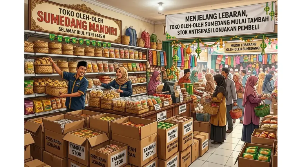 Menjelang Lebaran, Toko Oleh-oleh di Sumedang Mulai Tambah Stok Antisipasi Lonjakan Pembeli
