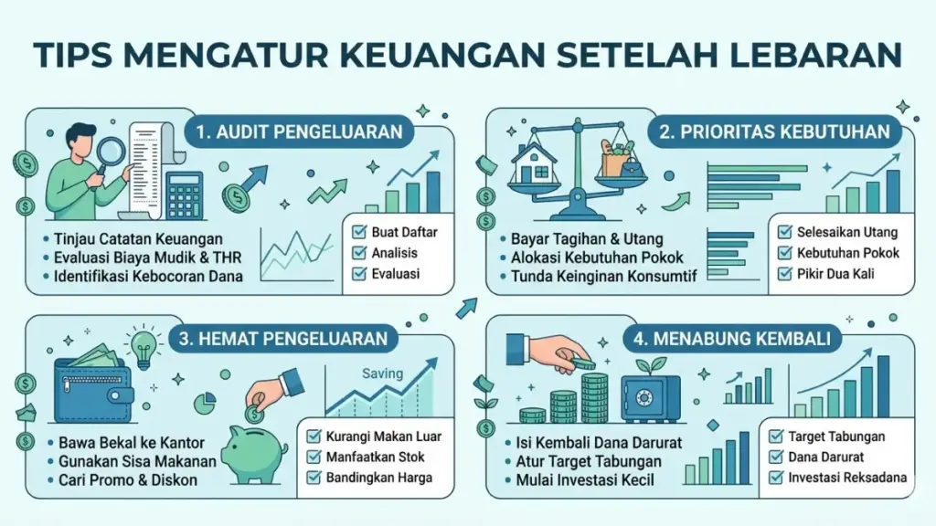 Rehabilitasi Dompet, Strategi Bijak Menutup Celah Pengeluaran Usai Mudik