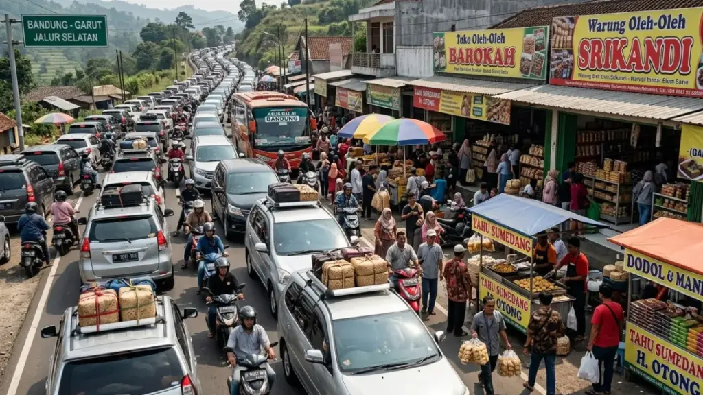 Geliat Ekonomi di Tepian Aspal, UMKM Oleh-Oleh Jalur Selatan dalam Arus Balik 2026