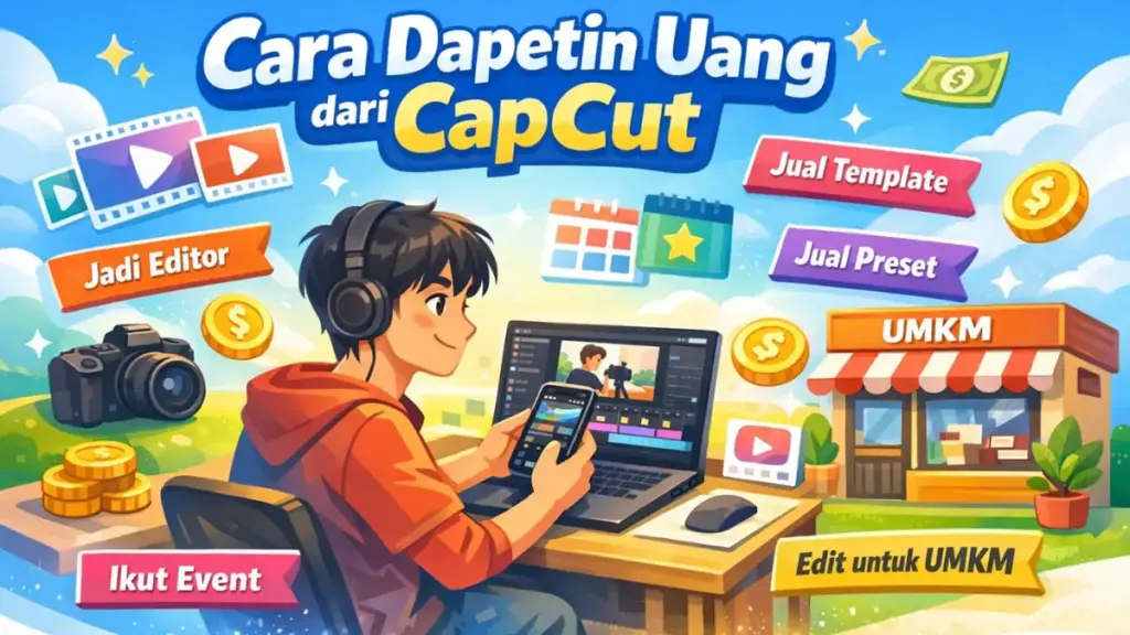 Dari Hobi Jadi Cuan, Cara Dapetin Uang dari CapCut yang Bisa Kamu Coba