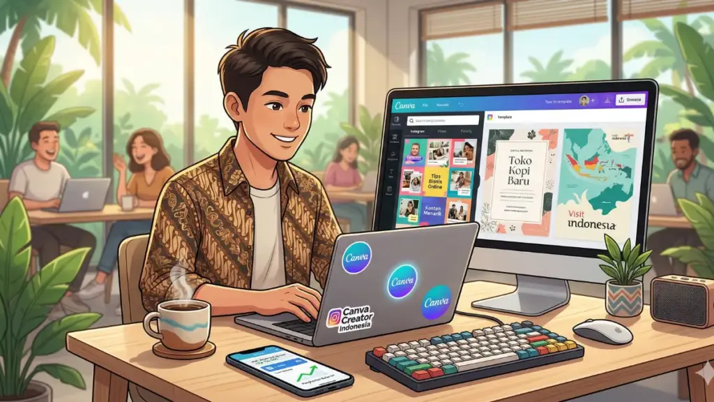 Jago Aplikasi Canva, Inilah Cara Kreatif Ubah Desain Jadi Penghasilan Tanpa Modal Besar