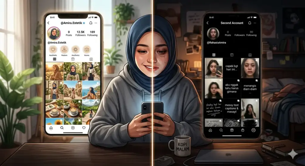 Bunker Digital: Rahasia di Balik Second Account Anak Muda