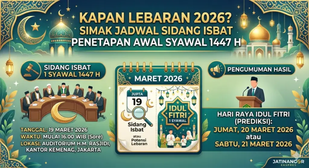 Kapan Lebaran 2026? Simak Jadwal Sidang Isbat Penetapan Awal Syawal 1447 H