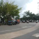 Suasana Alun-Alun Sumedang Ramai Setelah Lebaran dan Padat Pengunjung