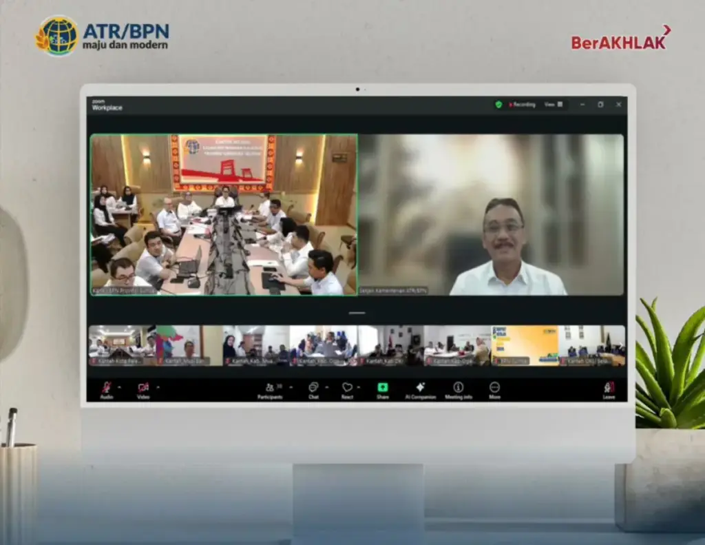 Sekjen ATR/BPN Berikan Pengarahan di Rakerda Kanwil BPN Sumsel