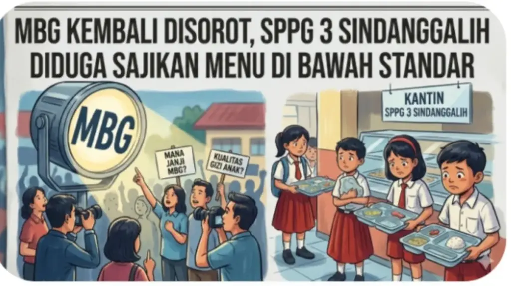MBG Kembali Disorot, SPPG 3 Sindanggalih Diduga Sajikan Menu di Bawah Standar