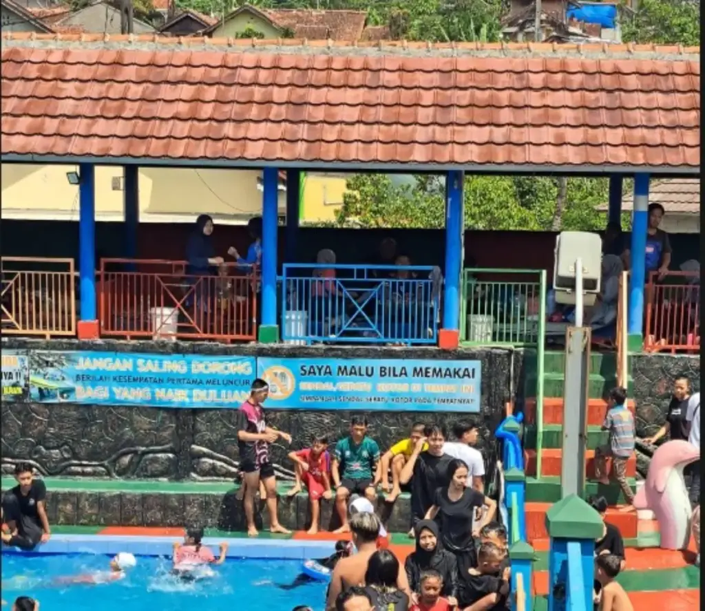 Libur Lebaran, Wisata Air Panyindangan Cilembu Diserbu Pengunjung