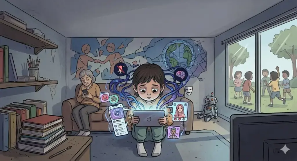 Di Balik Layar: Dampak Negatif Teknologi bagi Generasi Alpha