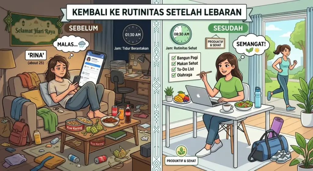 7 Kebiasaan Buruk yang Sering Muncul Setelah Lebaran, Dampak dan Cara Mengatasinya