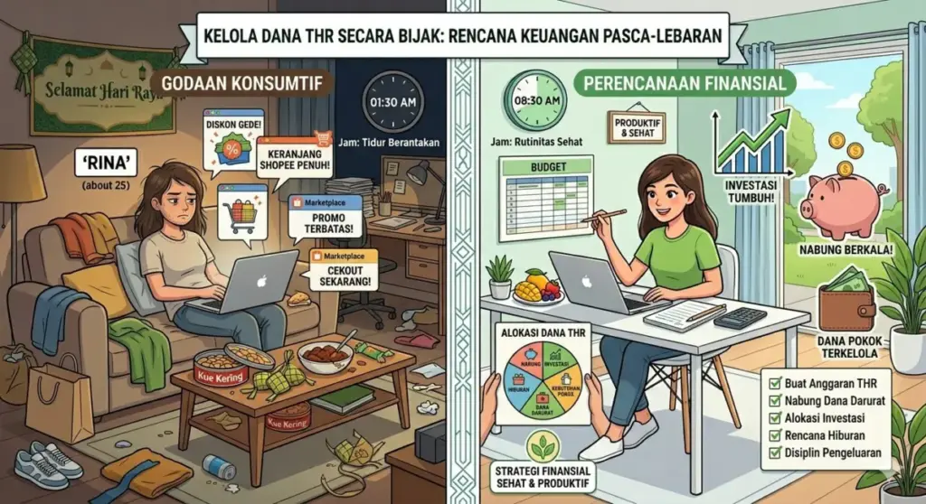 Jangan Habis Semua, Inilah Strategi Mengelola Keuangan Sisa THR Setelah Hari Raya