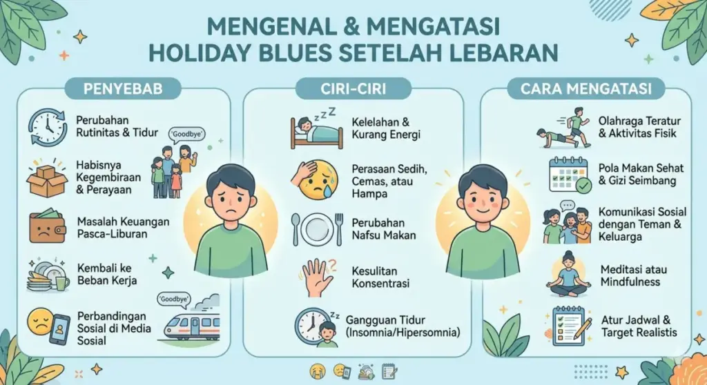 Usai Lebaran, Kenapa Mood Jadi Turun? Ini Tanda Holiday Blues yang Sering Nggak Disadari