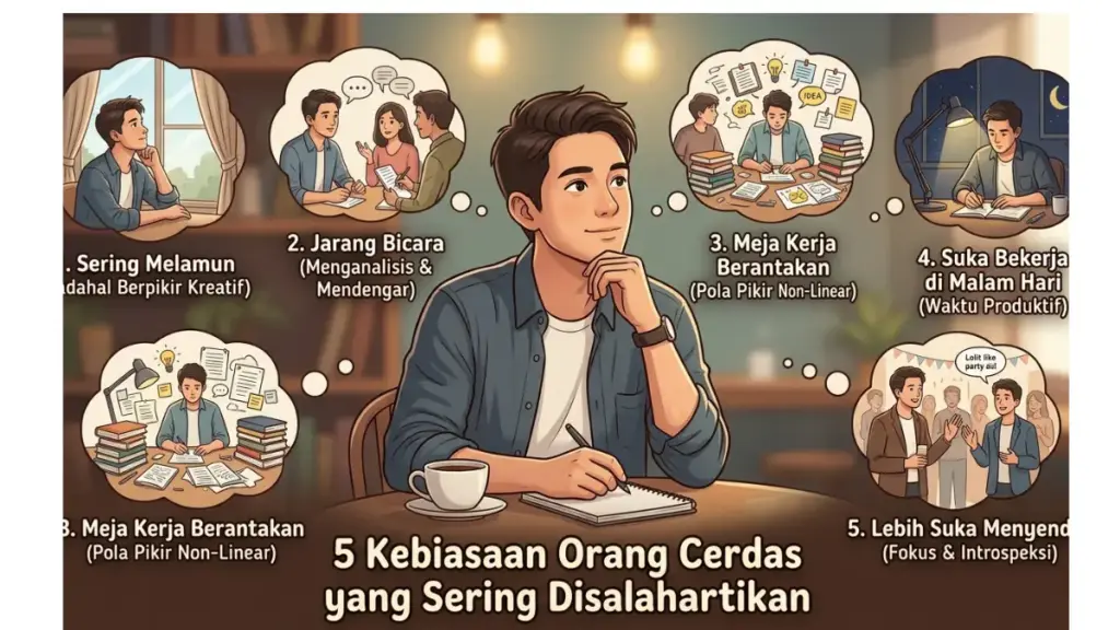 5 Kebiasaan Orang Cerdas yang Sering Disalahartikan