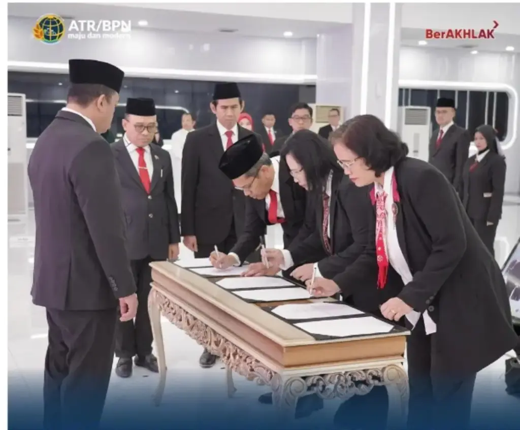 Menteri ATR/Kepala BPN Lantik 84 Pejabat Administrator, Bentuk Reformasi SDM dan Rotasi Jabatan