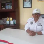 Kepala Desa Mulyasari, Caim Nulhikmat  saat memberikan keterangan terkait program Rutilahu dan BLT DD didesany