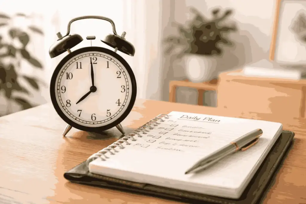 Ilustrasi jarum jam yang terus berputar sebagai pengingat pentingnya manajemen waktu 24 jam yang efektif.