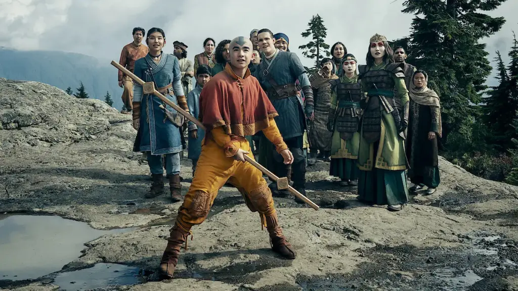 Potret Aang dalam avatar the last airbender live action