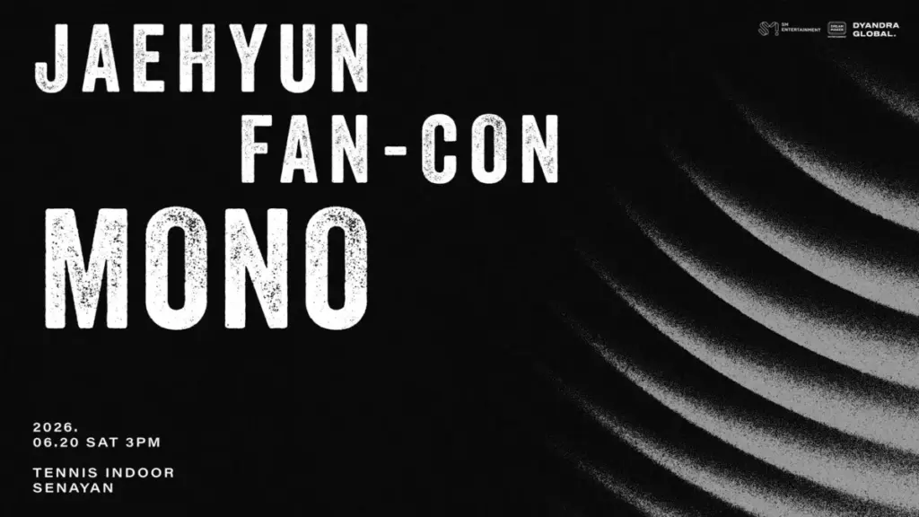Poster Jaehyun NCT Fancon Mono