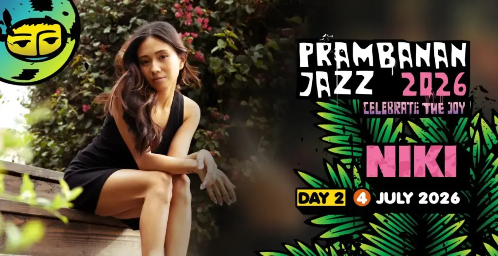 Poster NIKI akan hadir di Prambanan Jazz Festival 2026