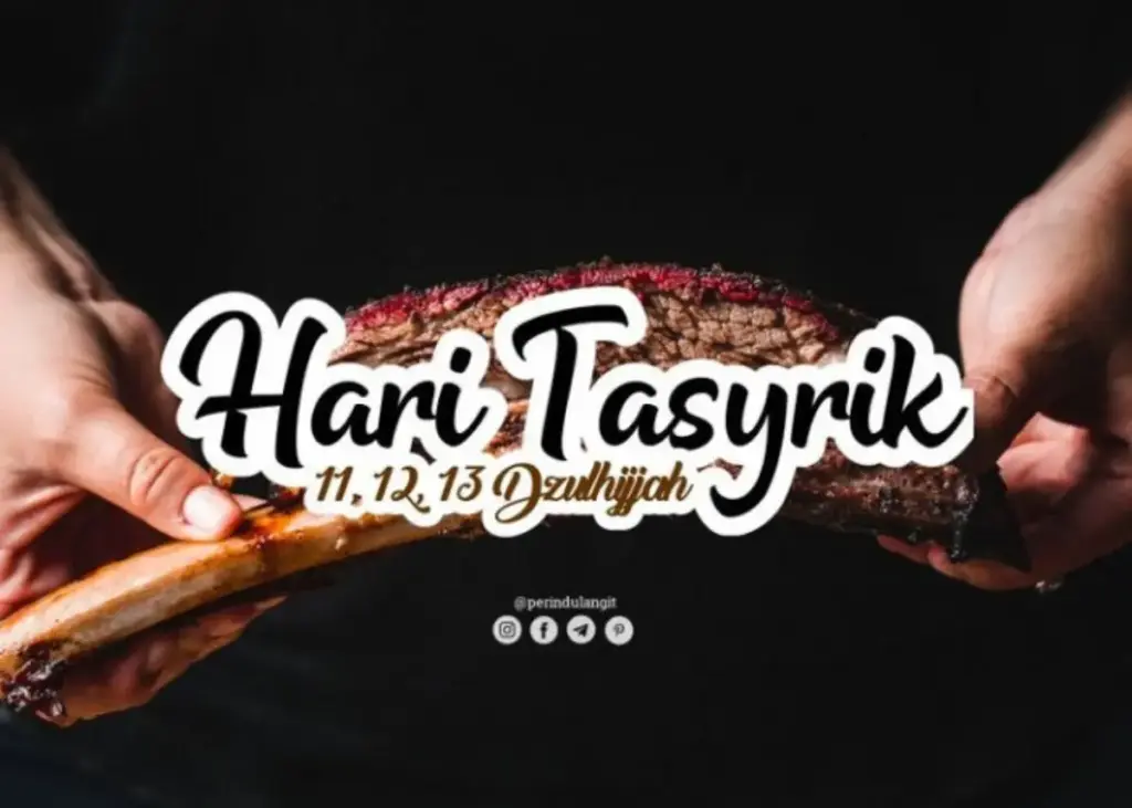 gambar berisi tulisan hari tasyrik