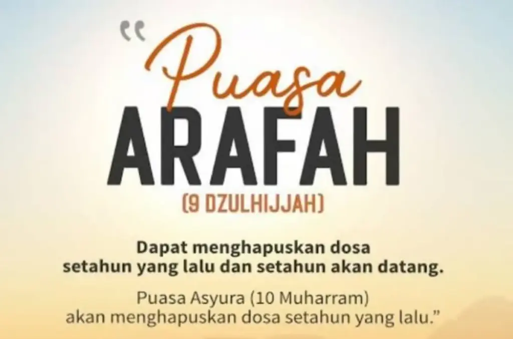 gambar berisi poster puasa arafah