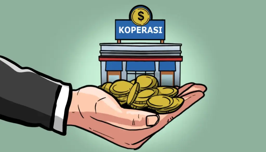 ilustrasi gambar yang memiliki arti koperasi bisa membantu perkonomian wilayah