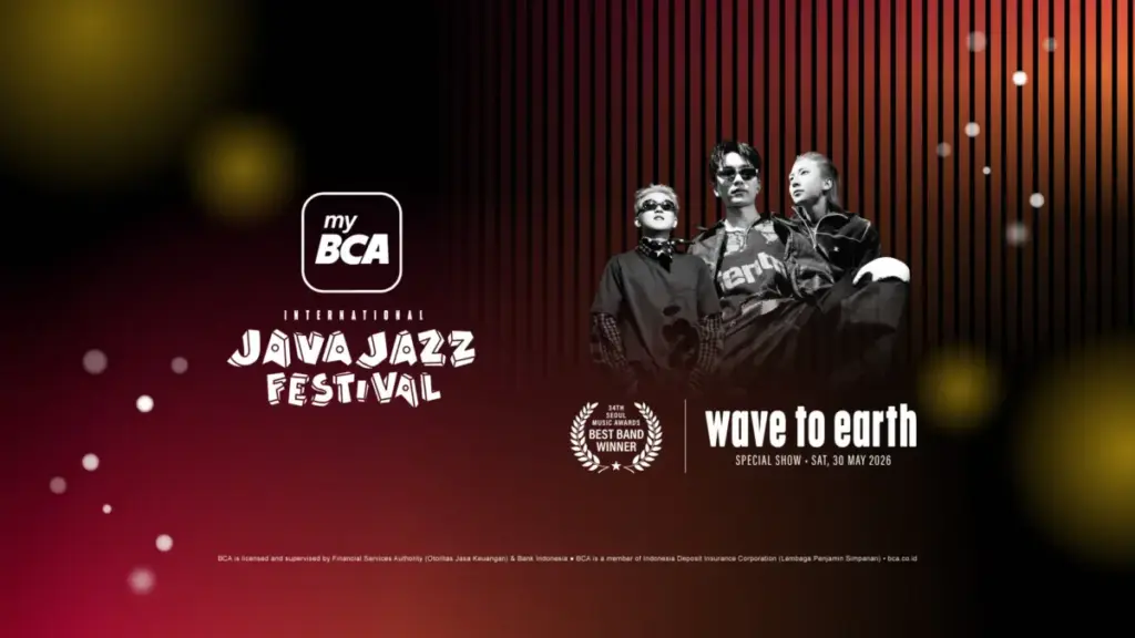 Poster wave 2 earth untuk Java Jazz Festival 2026
