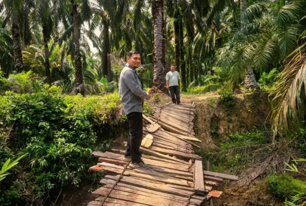 Kepala Unit BRI Sigambal, Branch Office BRI Rantau Prapat, Sumatera Utara, M A Hasibuan