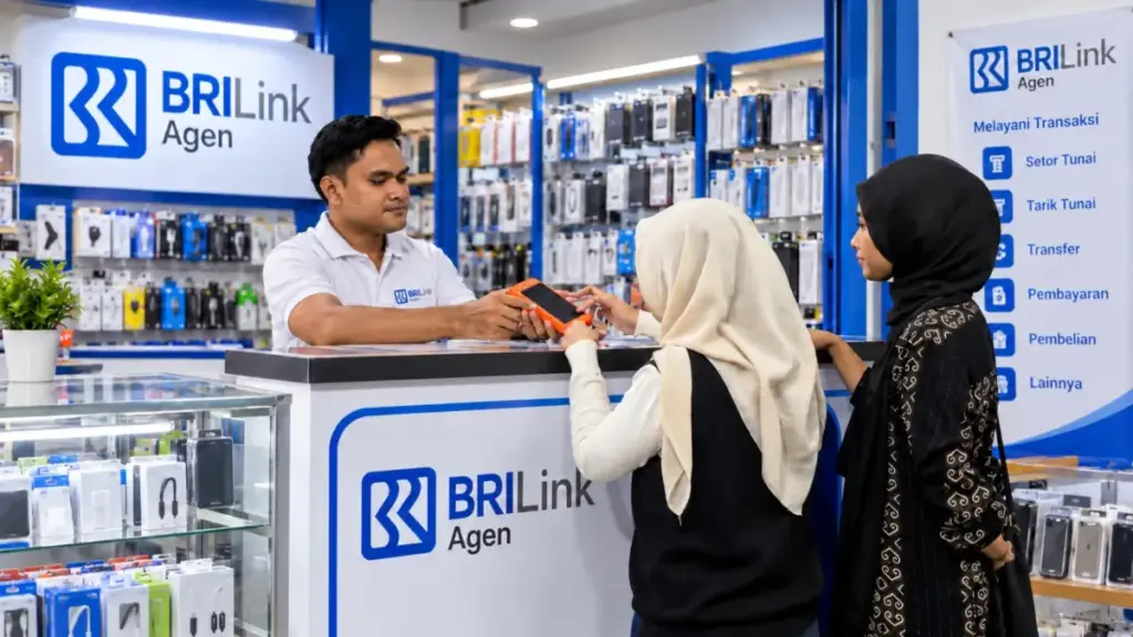 Ibrahim, BRIlink Agen di Kelurahan Jati Karya, Kecamatan Binjai Utara, Binjai Utara